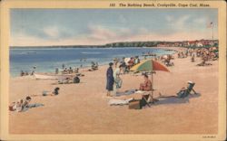 Bathing Beach, Craigville, Cape Cod, MA Postcard