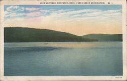 Lake Garfield, Monterey, Mass. Postcard
