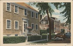 Cottage Hospital, Nantucket, Massachusetts Postcard