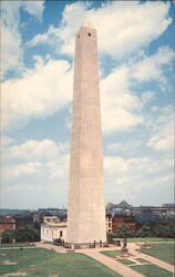 Bunker Hill Monument, Battle of Bunker Hill, Charlestown Postcard