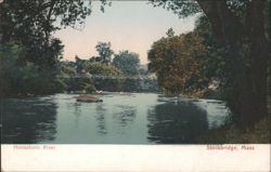 Hoosatonic River, Stockbridge Postcard