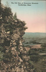 The Old Man of Monument Mountain Postcard