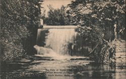 The Falls at Upper Lake, Mount Holyoke College Postcard