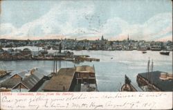 Gloucester, Mass. from the Harbor Postcard