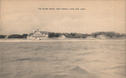 Water Front, West Dennis, Cape Cod Postcard