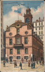 Old State House, Boston, Massachusetts Postcard