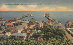 Provincetown Harbor from Pilgrim Memorial Monument Postcard