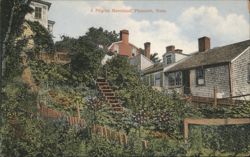 A Pilgrim Meerstead, Plymouth, Mass. Postcard