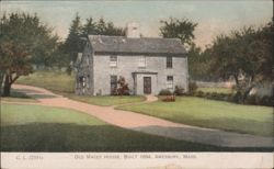 Old Macey House, Built 1654 Postcard