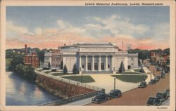 Lowell Memorial Auditorium Postcard