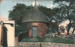 Old Powder House and Key, Marblehead, Mass. Postcard