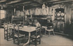 The Old Kitchen Longfellow's Wayside Inn Postcard