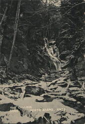 The Cascade Waterfall, North Adams, MA Postcard