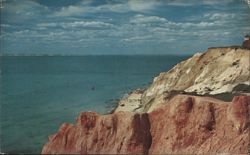 Gay Head Cliffs, Martha's Vineyard Island Postcard
