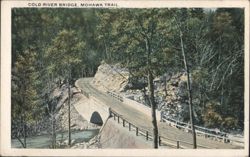 Cold River Bridge, Mohawk Trail Postcard