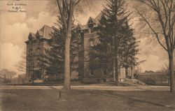 North Dormitory, Massachusetts State College Postcard