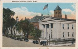 Municipal Buildings, Salem, Mass. Postcard