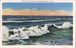 Scene on the Ocean, Nantasket Beach Postcard
