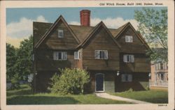Old Witch House, Built 1642, Salem, MA Postcard