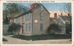 Old Hancock-Clark House, Lexington, MA, Built 1698 Postcard