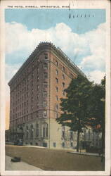 Hotel Kimball, Springfield, Massachusetts Postcard
