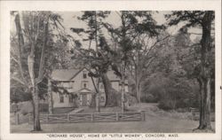 Orchard House, Home of Little Women Postcard