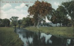 Mill Canal at the Bars, Old Deerfield Postcard