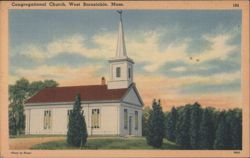 Congregational Church, West Barnstable Postcard