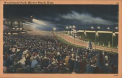 Wonderland Park, Revere Beach, Mass. Postcard