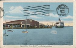 Steam Boat Wharf, Nantucket, Mass. Postcard