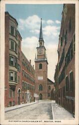 Old North Church, Salem Street Postcard