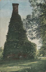 Historical Chimney, Revolutionary War Postcard