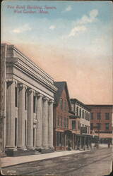 New Bank Building, Square Postcard