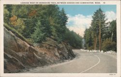 Berkshire Trail between Goshen and Cummington Postcard