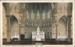 Immaculate Conception Church Interior Postcard