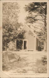 Mary Lamb Schoolhouse Postcard