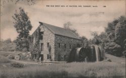 The Old Grist Mill at Wayside Inn, Sudbury, Mass. Postcard