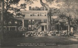 The Wayside Inn, Sudbury, Massachusetts - Longfellow Postcard