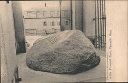 Plymouth Rock, Plymouth, Mass. Postcard