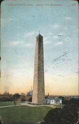 Bunker Hill Monument, Charlestown, MA Postcard