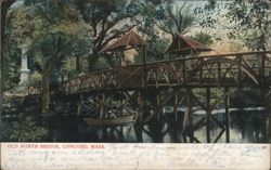 Old North Bridge, Concord, MA Postcard