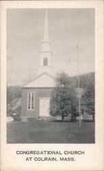Congregational Church, Colrain, Massachusetts Postcard