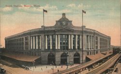 South Station, Boston, Mass. Postcard