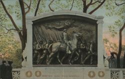 Shaw Memorial, Boston, Mass. Postcard