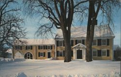 Major John Buttrick Home, Concord, MA - Winter Scene Postcard
