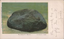 Plymouth Rock, Plymouth, MA Postcard
