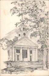 Meeting House, Old Sturbridge Village, Massachusetts Postcard