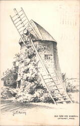 Old Cape Cod Windmill, Cataumet, MA Postcard