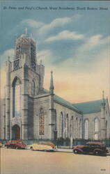 St. Peter and Paul's Church, West Broadway Postcard