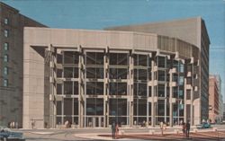 Boston Five Cents Savings Bank Addition, School & Washington Sts. Postcard